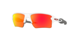 Oakley Sunglasses Flak 2.0 XL Pol White W/Prizm Ruby