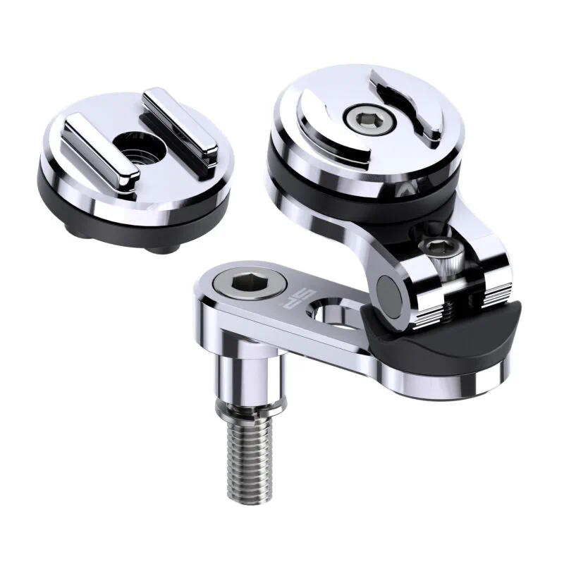 BarClampMountPro_chrome_2Heads.jpg SP CONNECT BARCLAMPMOUNT PRO CHROME - Mounts / Fästen
