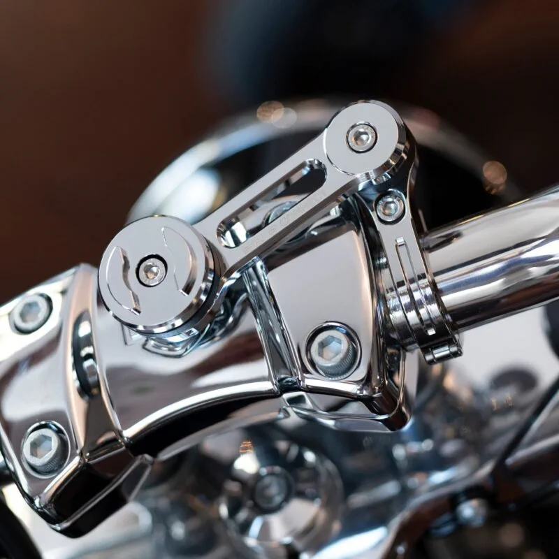 SP Connect Head SPC+ Moto Pro MFL. Chrome - Mounts / Fästen