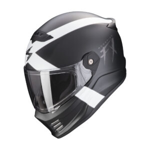 SCORPION Hjälm EXO-Covert FX Gallus matt svart/vit