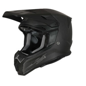 Just1 Hjälm J-22 C Junior Solid Exposed Carbon Matt