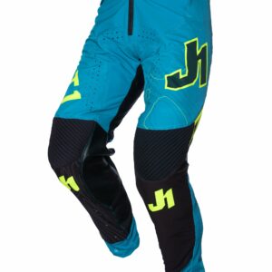 Just1 Byxor J-Flex 2.0 Frontier Teal Svart/Gul Fluo