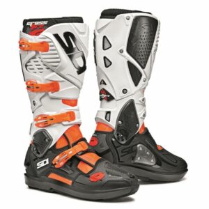 Sidi Crossfire 3 SRS MX stövel orange fluo/svart/vit