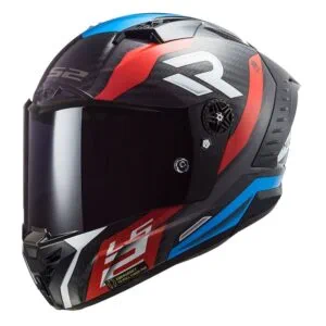 LS2 FF805 Thunder Carbon Racinghjälm - Supra Röd/Blå