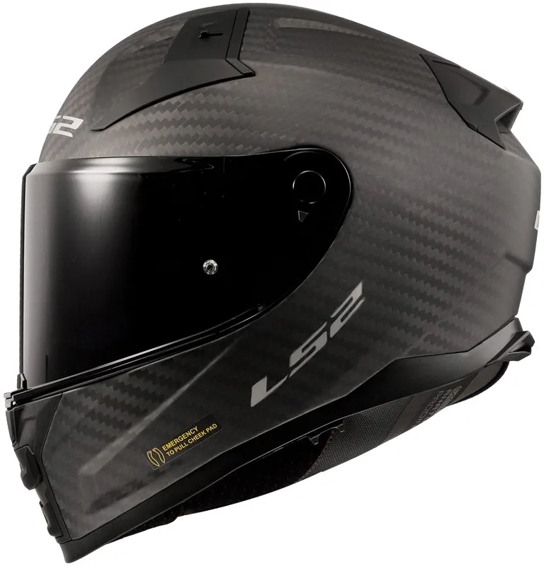 hjalm-ls2-ff811-vector-ii-carbon-mattsvart LS2 FF811 Vector II Carbon Mattsvart Sporthjälm