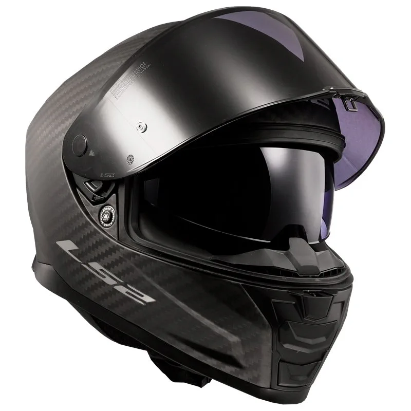 LS2 FF811 Vector II Carbon Mattsvart Sporthjälm