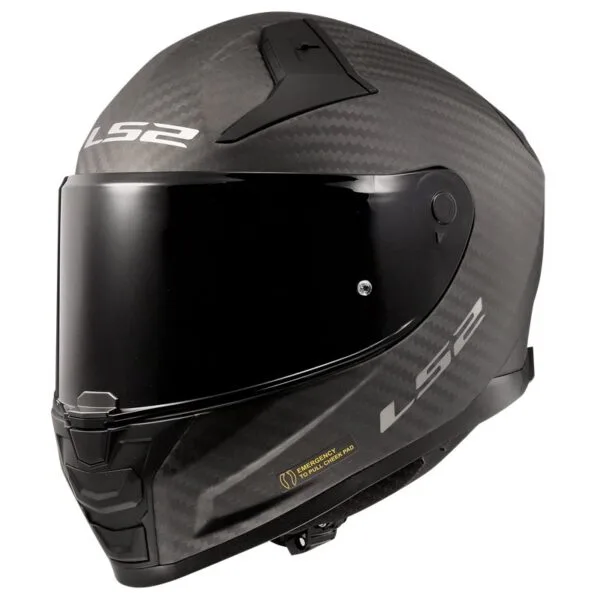 LS2 FF811 Vector II Carbon Mattsvart Sporthjälm