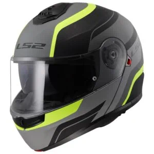 LS2 FF908 Strobe II Monza Matt Svart/Gul