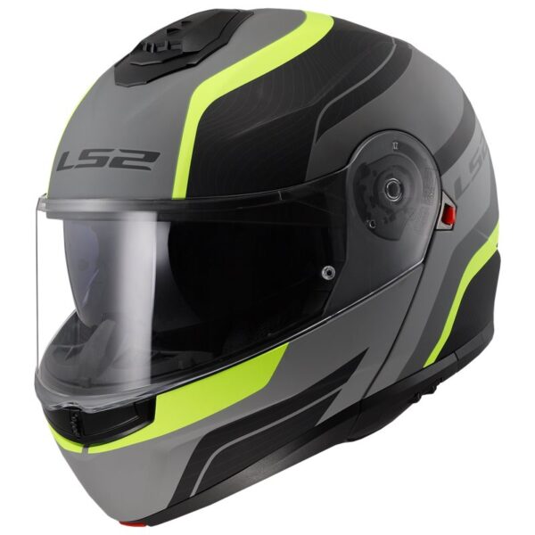 LS2 FF908 Strobe II Monza Matt Svart/Gul