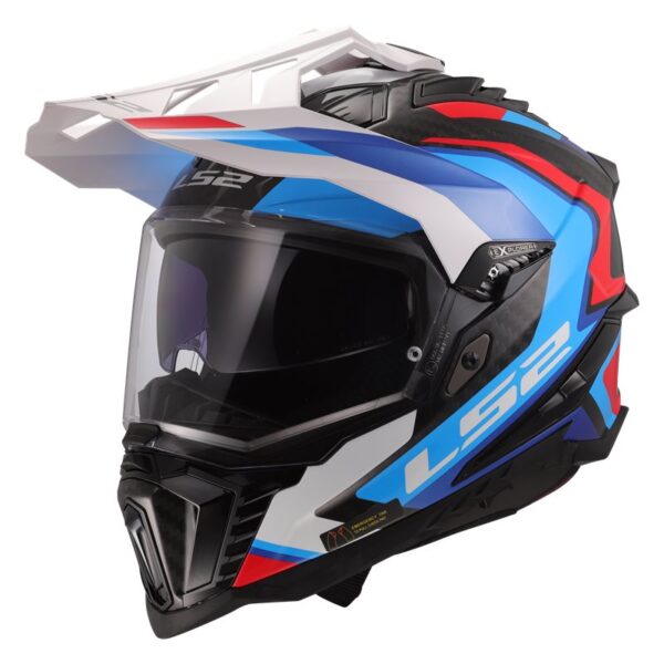 LS2 MX701 Explorer Carbon Frontier Blå