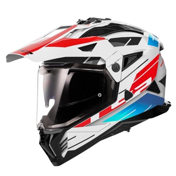 LS2 MX702 Pioneer II Namib Vit/Blå/Röd