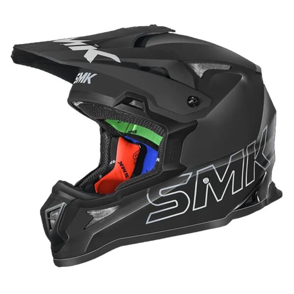 SMK Allterra Mattsvart Offroadhjälm