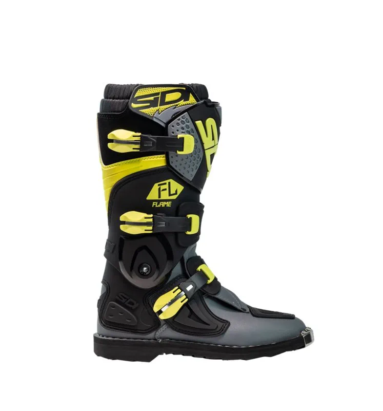 stovel-sidi-flame-svartlime Sidi Flame Svart/Lime