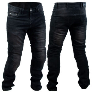 TIMELESS Rascal kevlar jeans, svart, stretch, CE