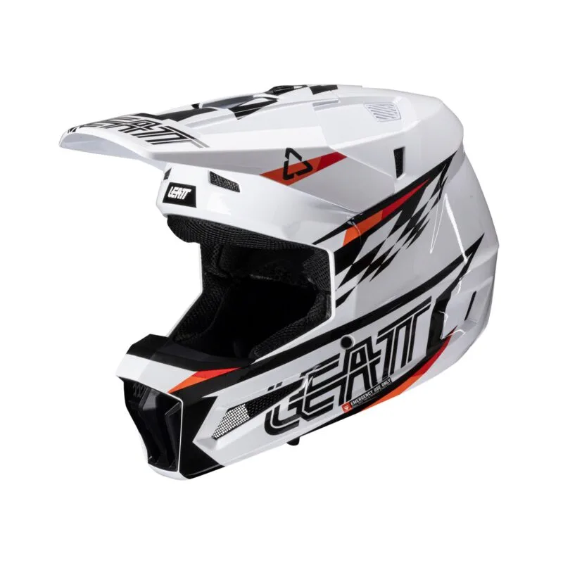 680-25029b Leatt Helmet Kit Moto 3.5 Jr V25 White