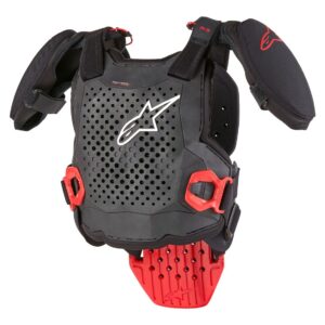 Alpinestars Bröstskydd A-5 S Junior Svart/Vit/Röd