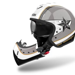 Airoh Hjälm J 110 Command Gold Glitter