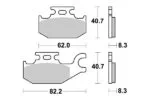 Sbs Bromsklossats Sintered Offroad - Bromsbelägg