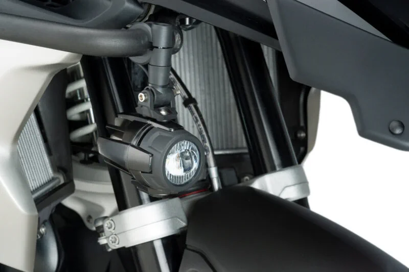 01e75ee76a19fd048c92ab75bbb521f0b1e3082a_33_3489N Puig Kit Auxiliary Lights Homo. + Clamps C/Black - Blinkers & reflexer