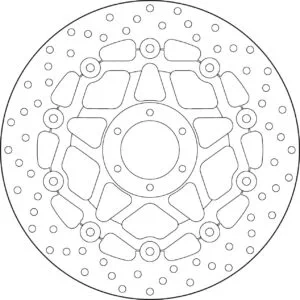 Brembo Serie Oro Bromsskiva floating