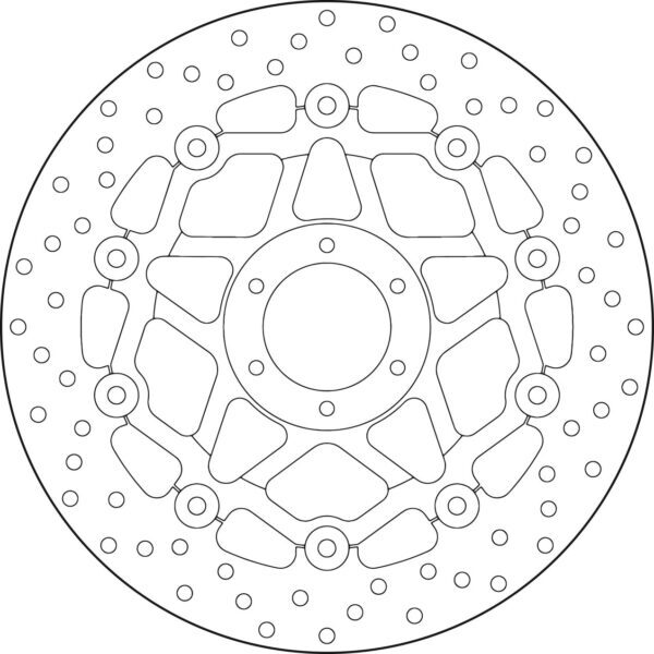 Brembo Serie Oro Bromsskiva floating