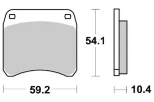 Sbs Bromsklossats Ceramic