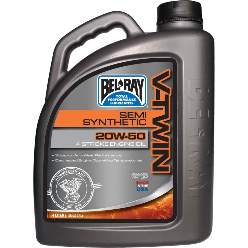 038f70184d348abee24b022e6d3e50173f574c4e_55_901_004 Bel-Ray V-Twin Semi-Synthetic 20W-50 4L - Belray - 4T