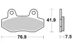 Sbs Bromsklossats Ceramic - Bromsbelägg