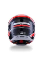 Alpinestars Hjälm S-M7 Rise Svart/Silver/Fluo Röd