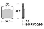 Sbs Bromsklossats Dual Carbon - Bromsbelägg