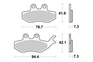 Sbs Bromsklossats Ceramic