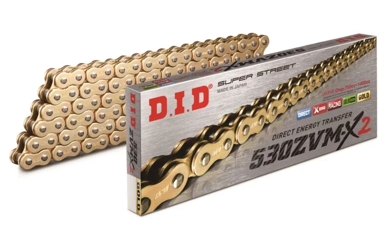 0617_530ZVMX2_GG_P_togo D.I.D 530ZVM-X2 G&G Chain+Connecting link rivet type (ZJ) - Kedjor
