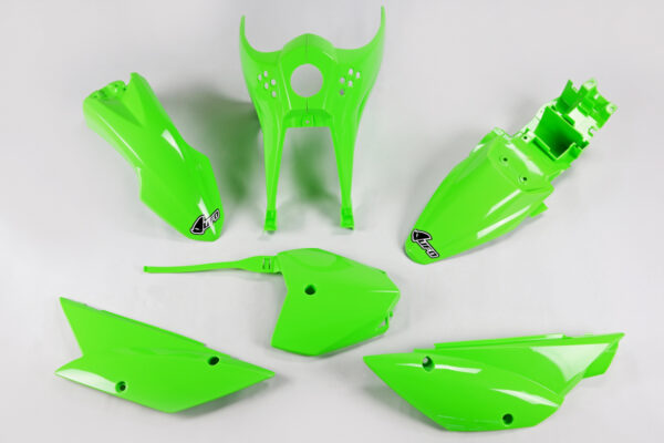 UFO Plastkit 5-delar Grön 026 KLX110 2010-
