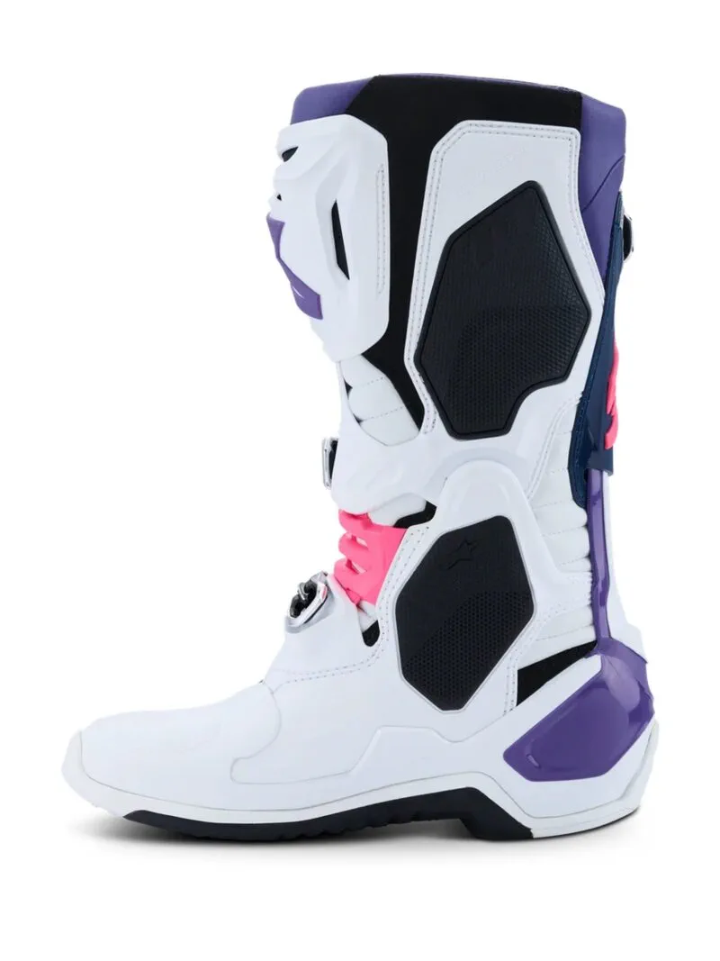 Alpinestars Stövel Tech 10 Vit/Violet/Fluo Rosa