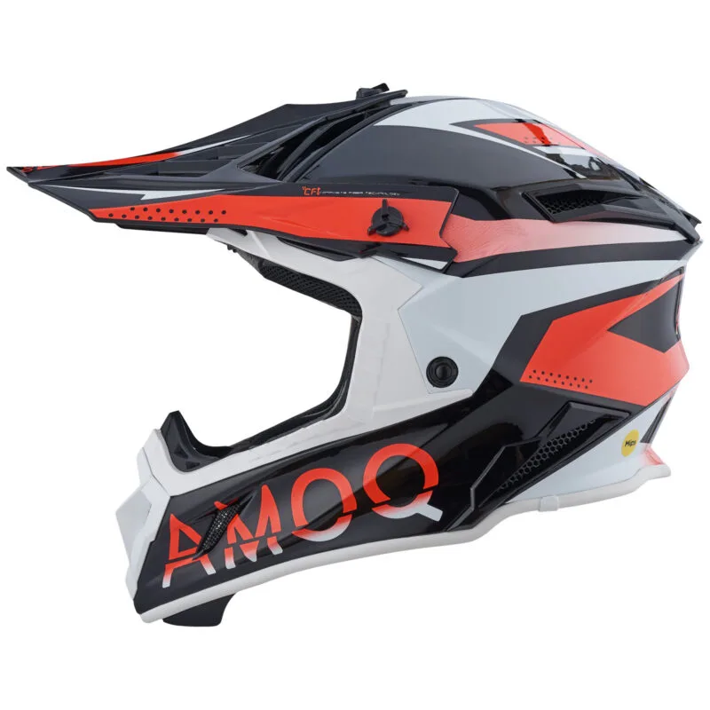AMOQ Friction Mips Hjälm Svart/Röd