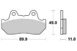 Sbs Bromsklossats Ceramic - Bromsbelägg
