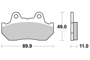 Sbs Bromsklossats Ceramic