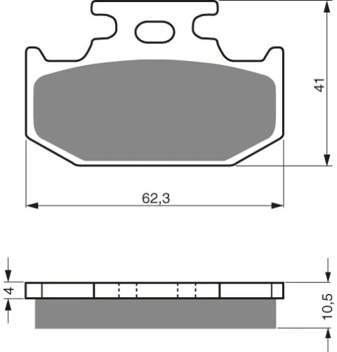 GOLDFREN Bromsbelägg 100 Ceramic Carbon K1