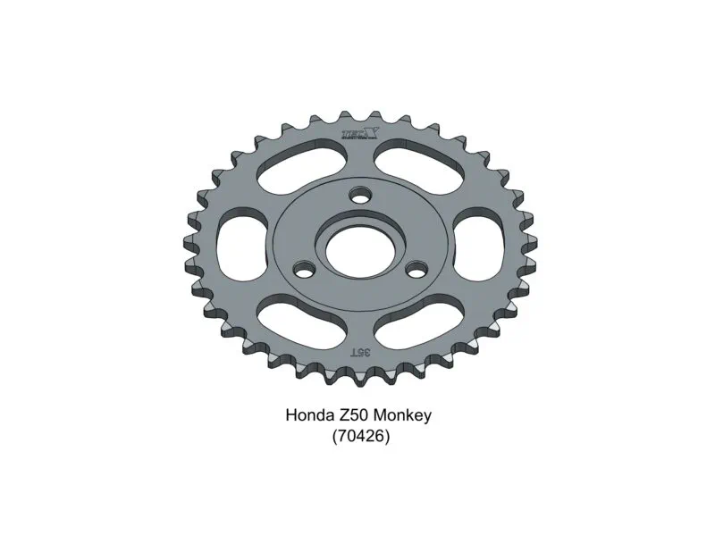 Tec-X Bakdrev 35 tänder (420) Honda Z50 Monkey