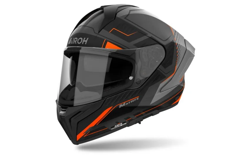 Airoh Hjälm Matryx Rocket Orange Matt