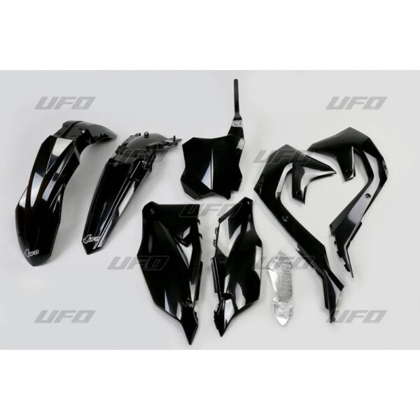 UFO Plastkit 5-delar Svart 001 KX250F 21-24 KX450F 19-23