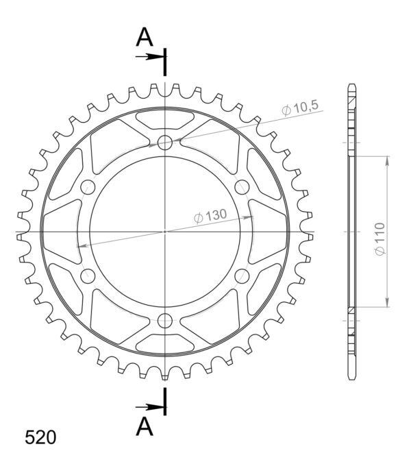 Supersprox Bakdrev Stål 486.42