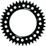 Supersprox Bakdrev Aluminium RAL-210:52 Svart