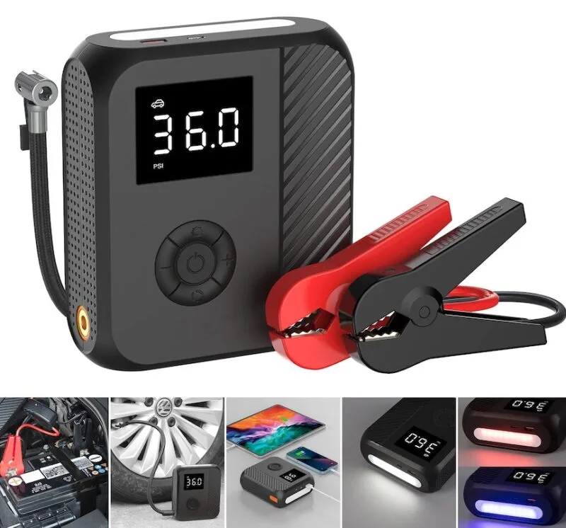 146-1130_1 Hyper Power Station 14000 with Jump starter & Air Pump - Batteriladdare