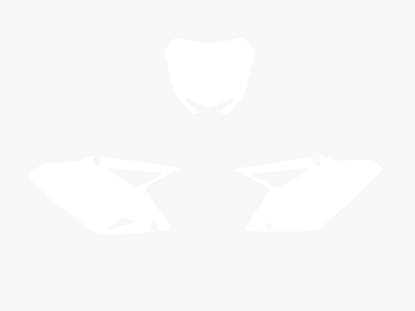 Blackbird nummerbottnar vit RMZ450 08-15