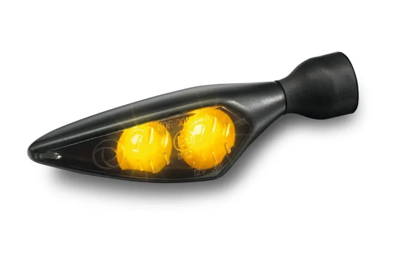 148150 Kellermann micro Rhombus Dark Front right/Rear left** w/ strongly tinted glass - Blinkers & reflexer