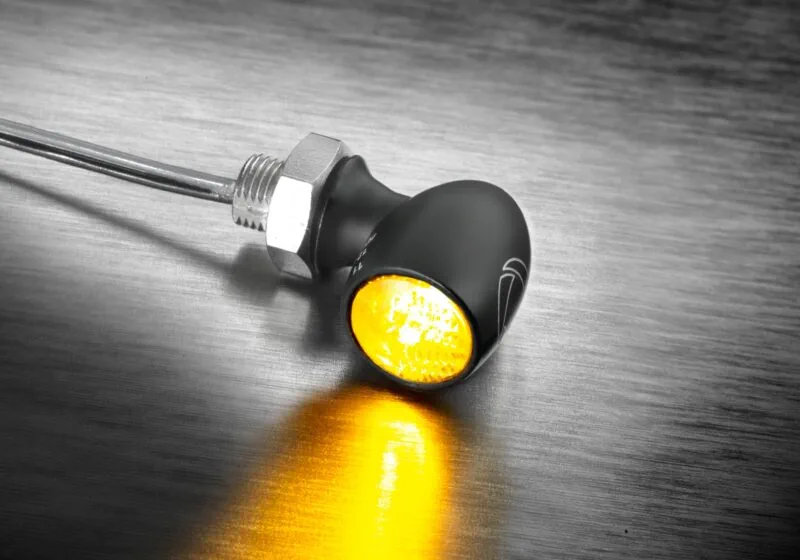 152200 Kellermann Atto® indicator black w/ clear glass - Blinkers & reflexer