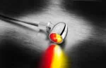 Kellermann Atto® DF LED mini indicator 3 in 1 chrome w/ clear glass - Blinkers & reflexer