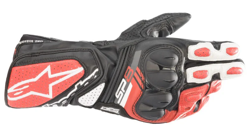 159eb309b76a6270d2a866281618318665c338dc_694_3558321_1304_6 Alpinestars Handske SP-8 v3 Svart/Vit/Röd