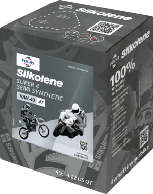 Silkolene Super 4 10W-40 4L CUBE (4)
